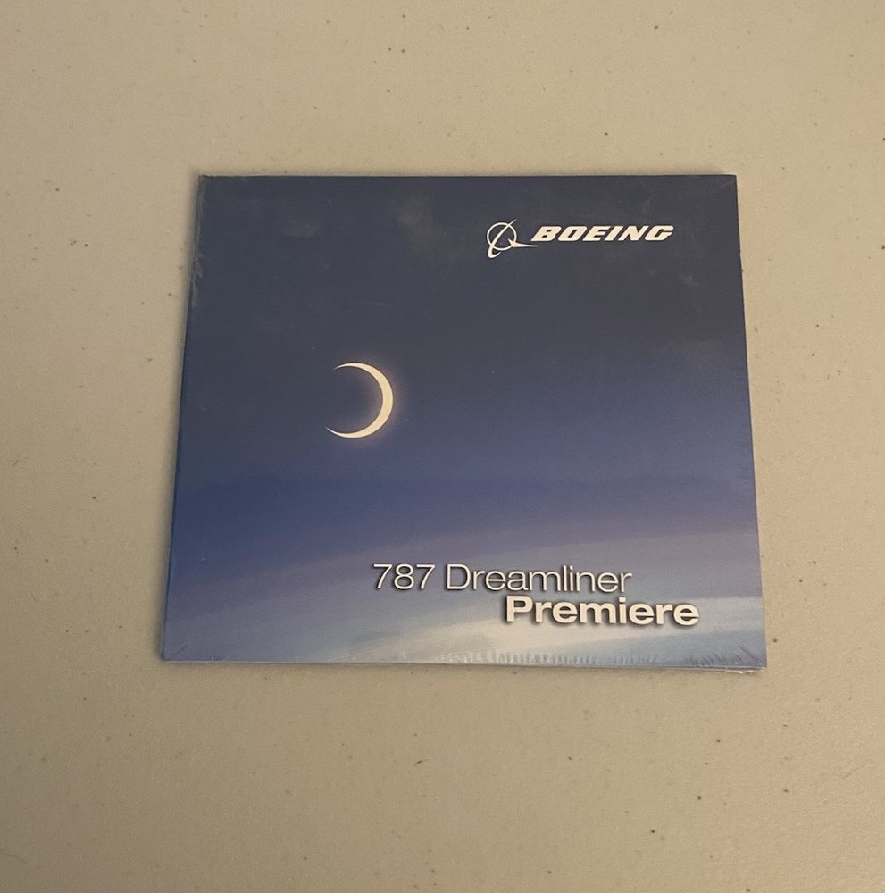 Boeing 787 Dreamliner Premiere CD Sealed Rare