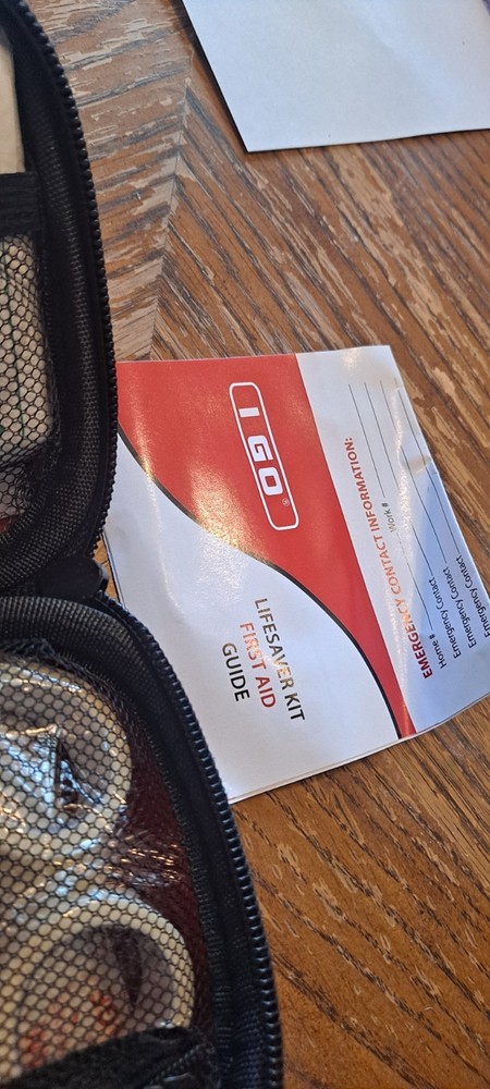 I GO 85 Pieces Hard Shell Mini Compact First Aid Kit, Small Personal...