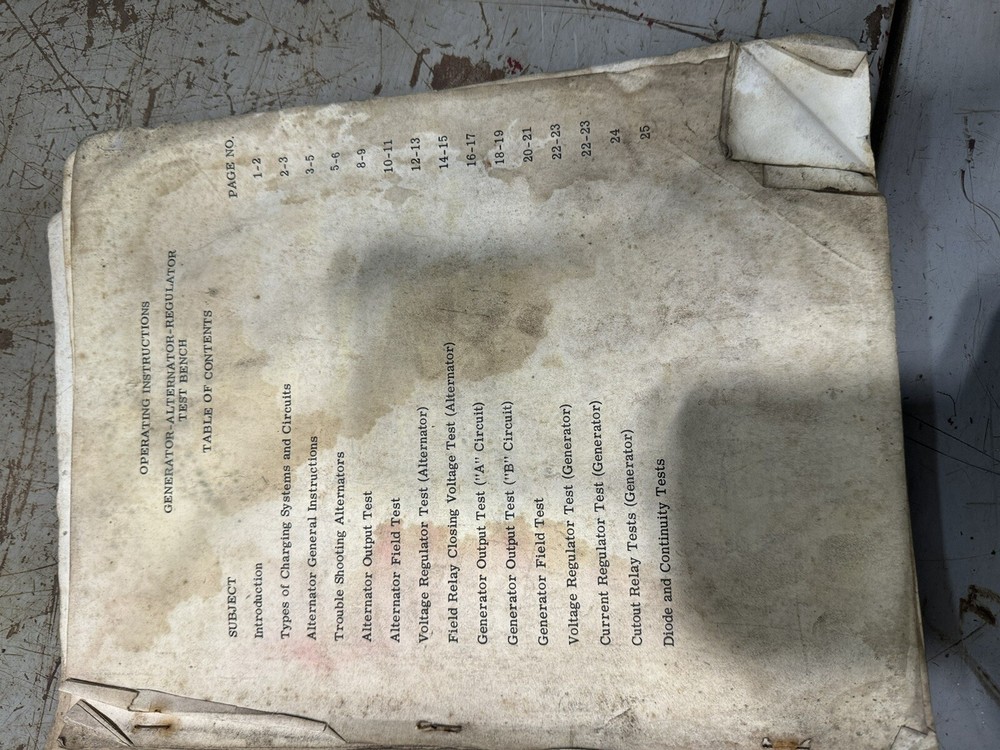 Vintage Snap On Meter Set. With Original Manuals.