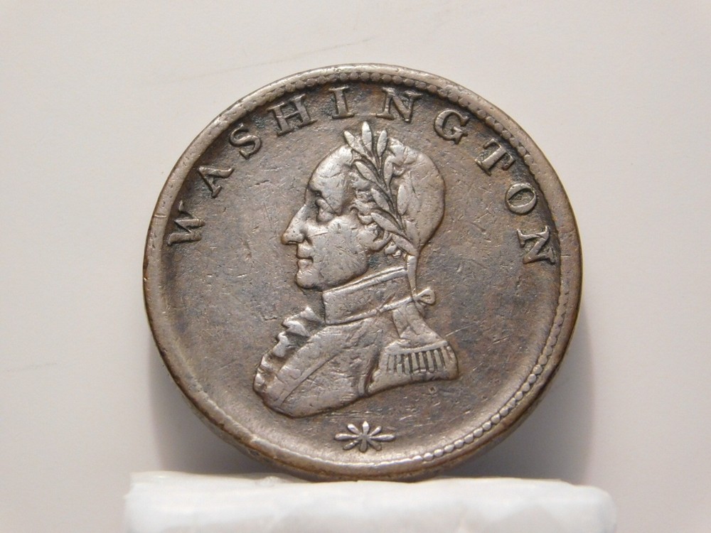 Washington piece, undated, double headed one cent