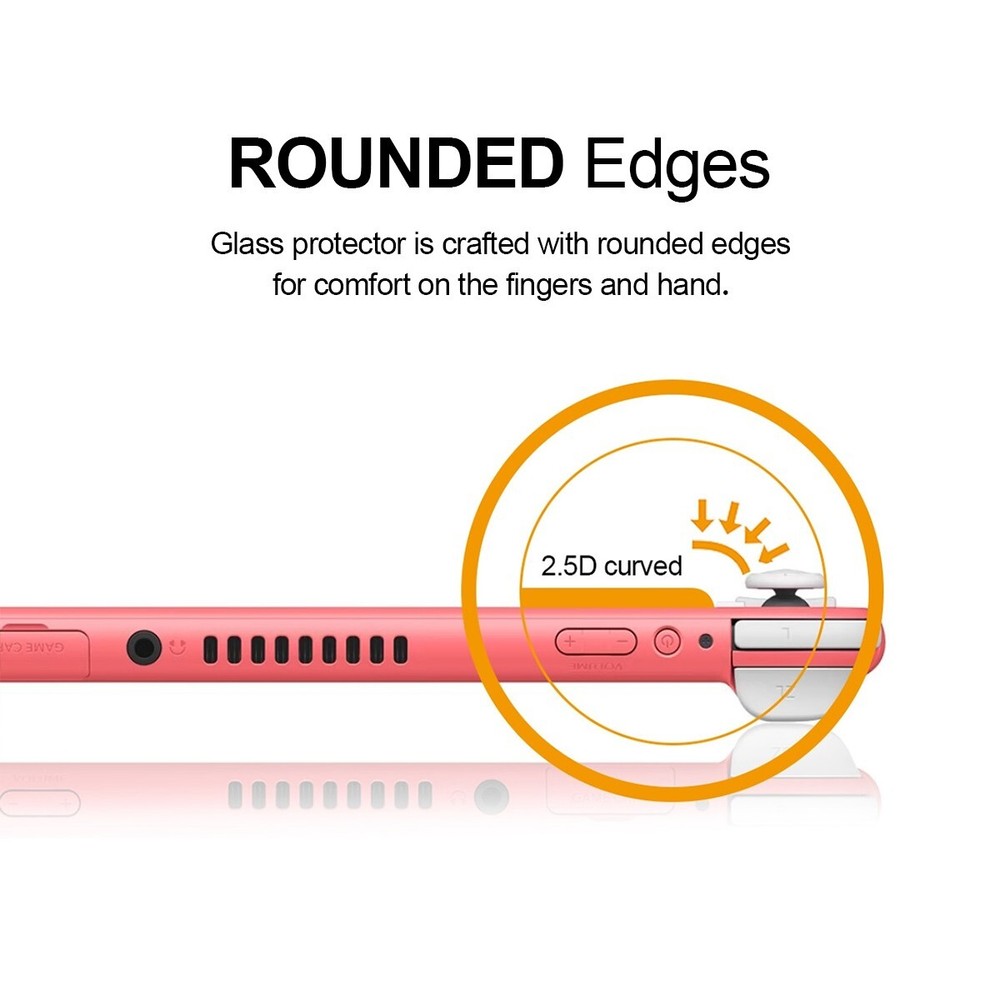 [3-Pack] Supershieldz Tempered Glass Screen Protector for Nintendo Switch Lite