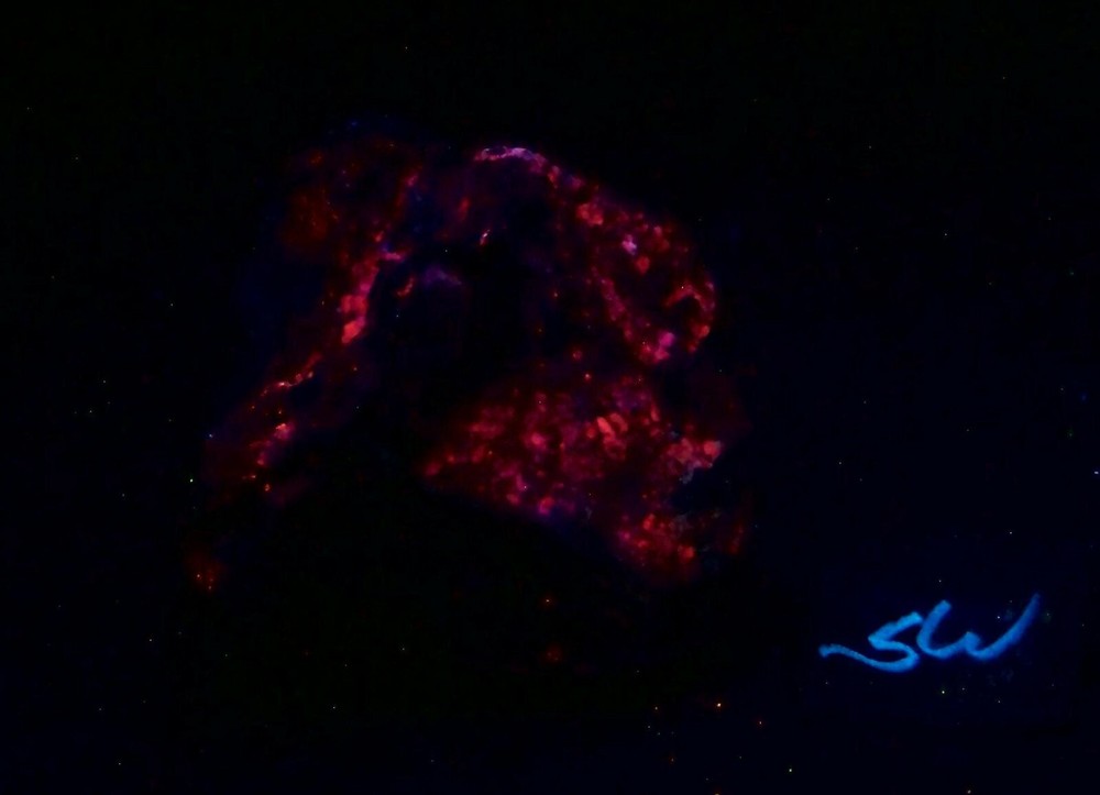 Fluorescent Calcite with Caliche AZ Specimen
