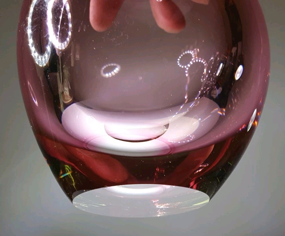 Murano Sommerso Bud Vase