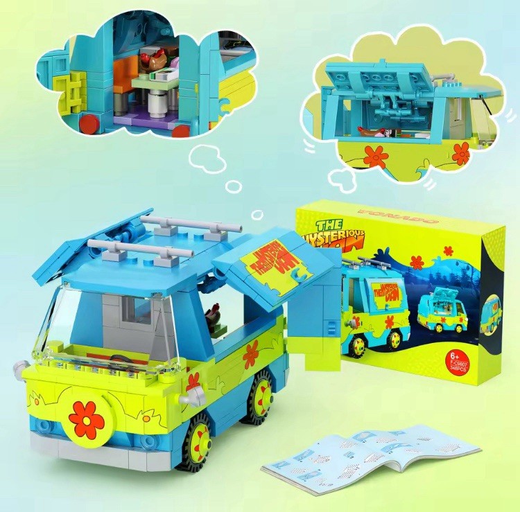 320 Pcs Mystery Van Building Set