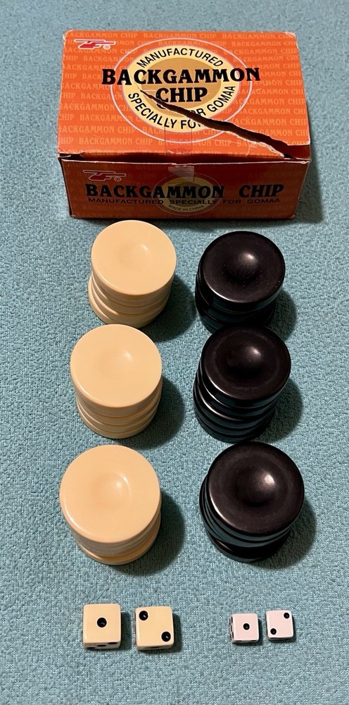 Backgammon / Chip Set / Manufacture Specially For Gomaa