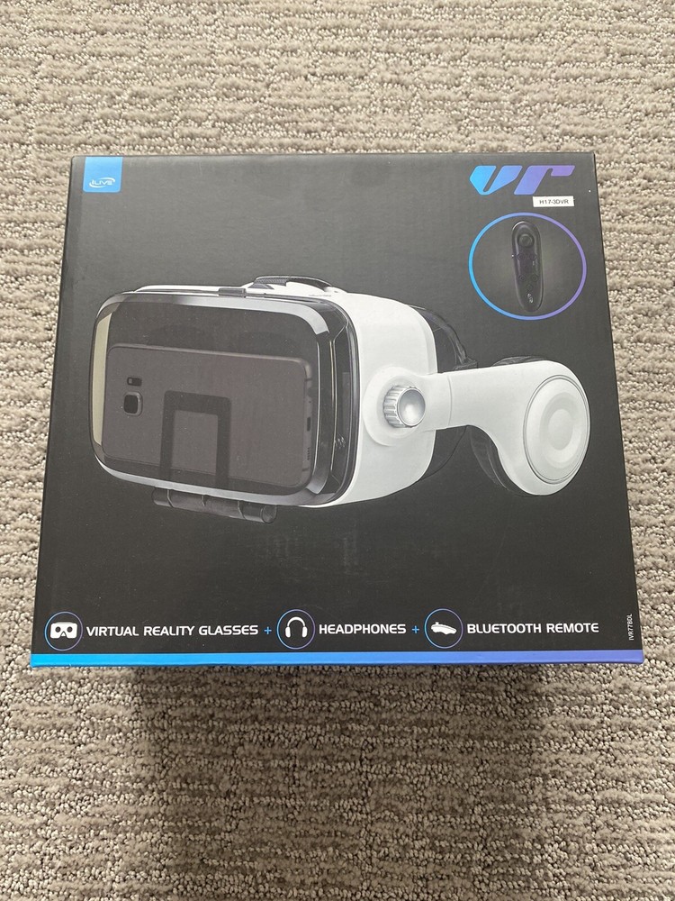 iLive VR Virtual Reality White Glasses - NEW
