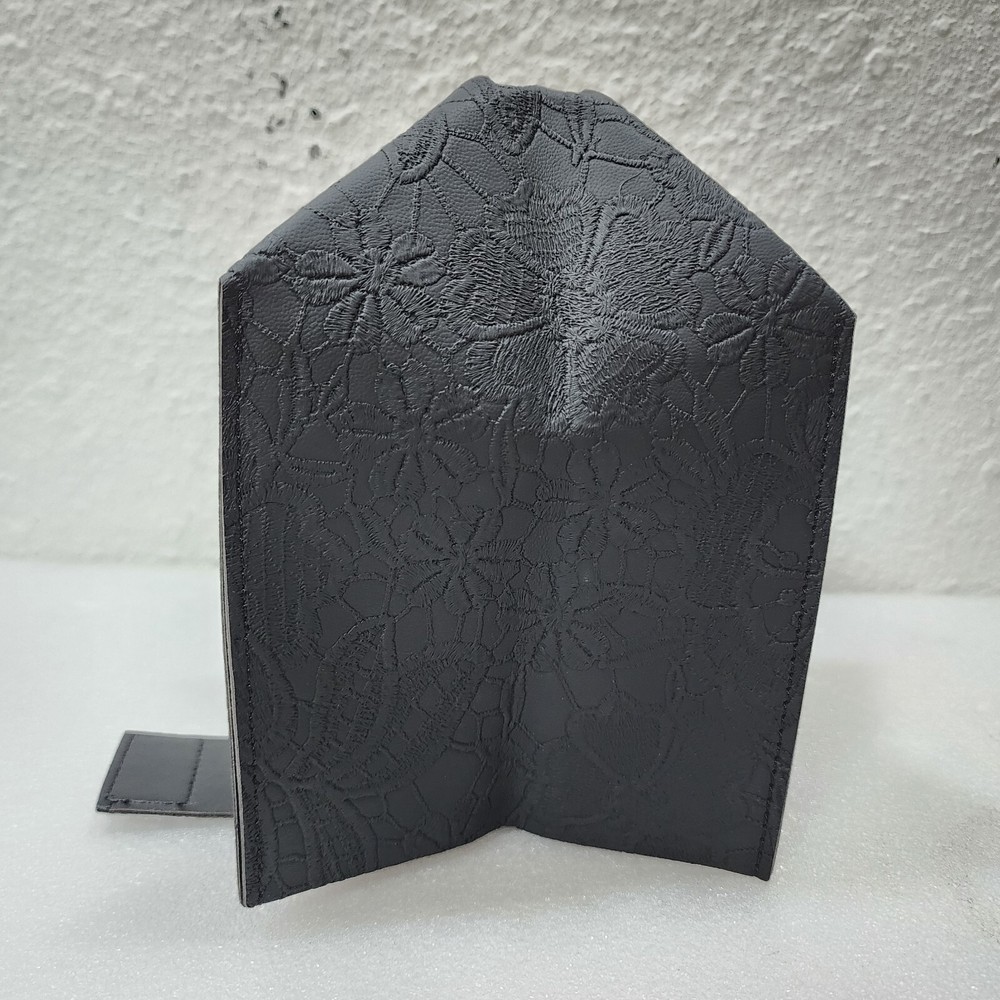 Tissue Box Cover for Home Office Car, Modern Square, Black