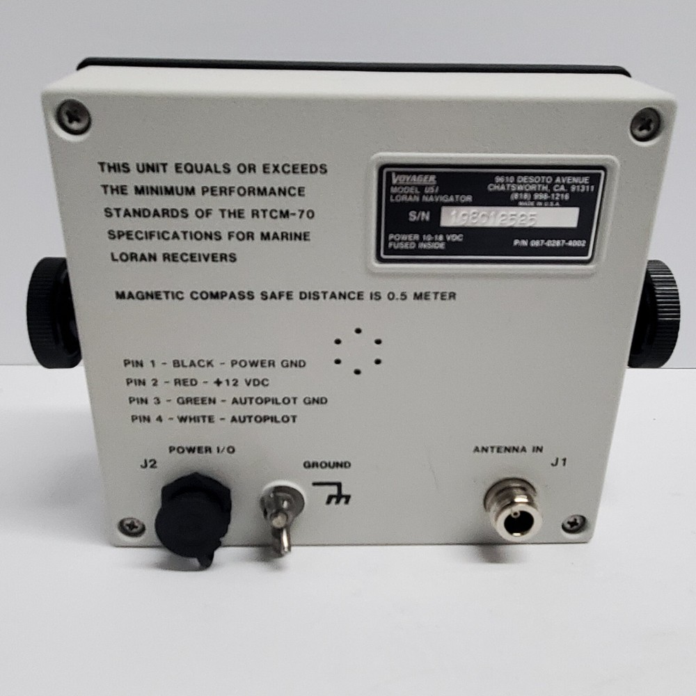 LORAN NAVIGATOR VOYAGER US1 - UNIT ONLY- Excellent Condition