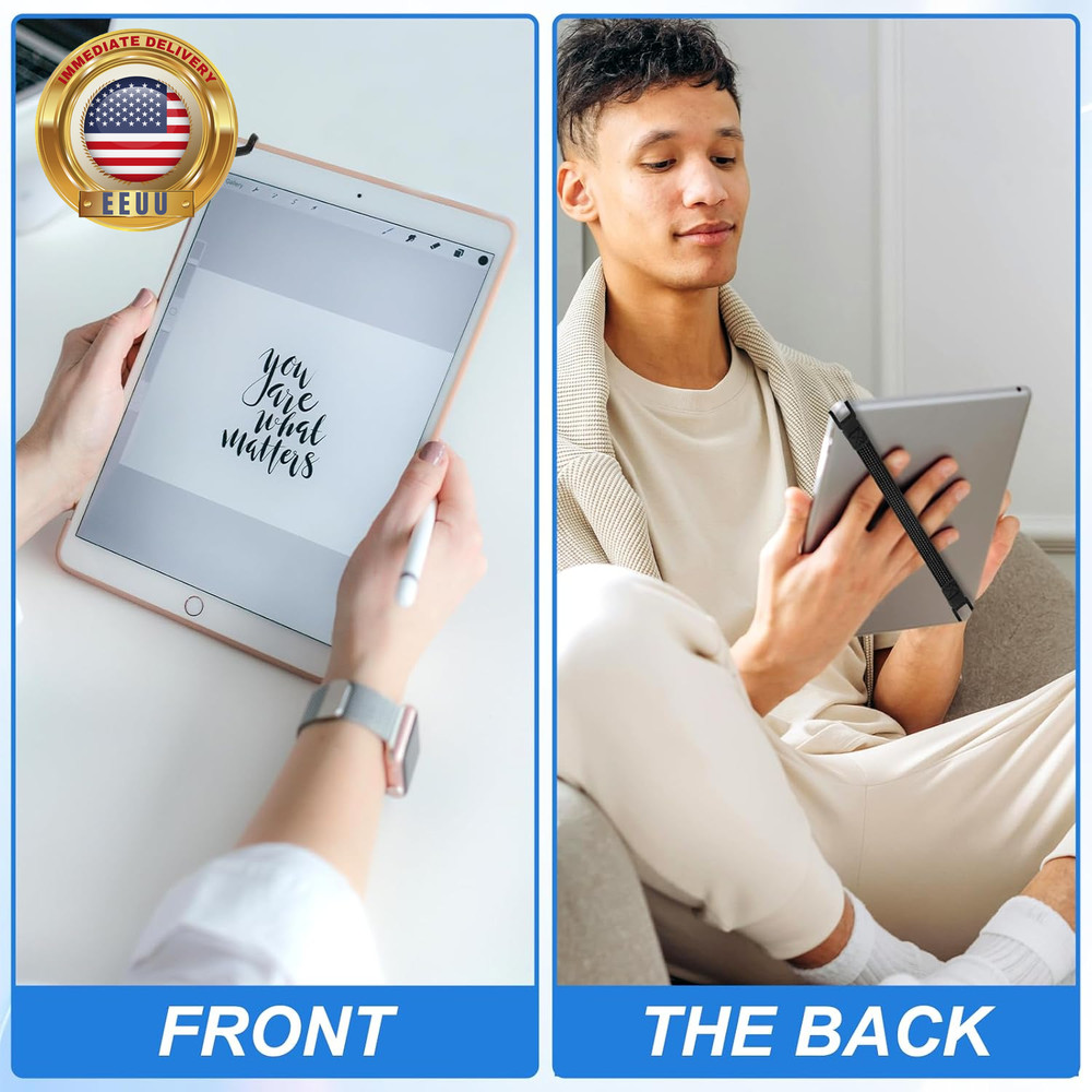 2 Pack Universal Tablet Security Hand Strap Holder for 7.8''-13'' Devices, High