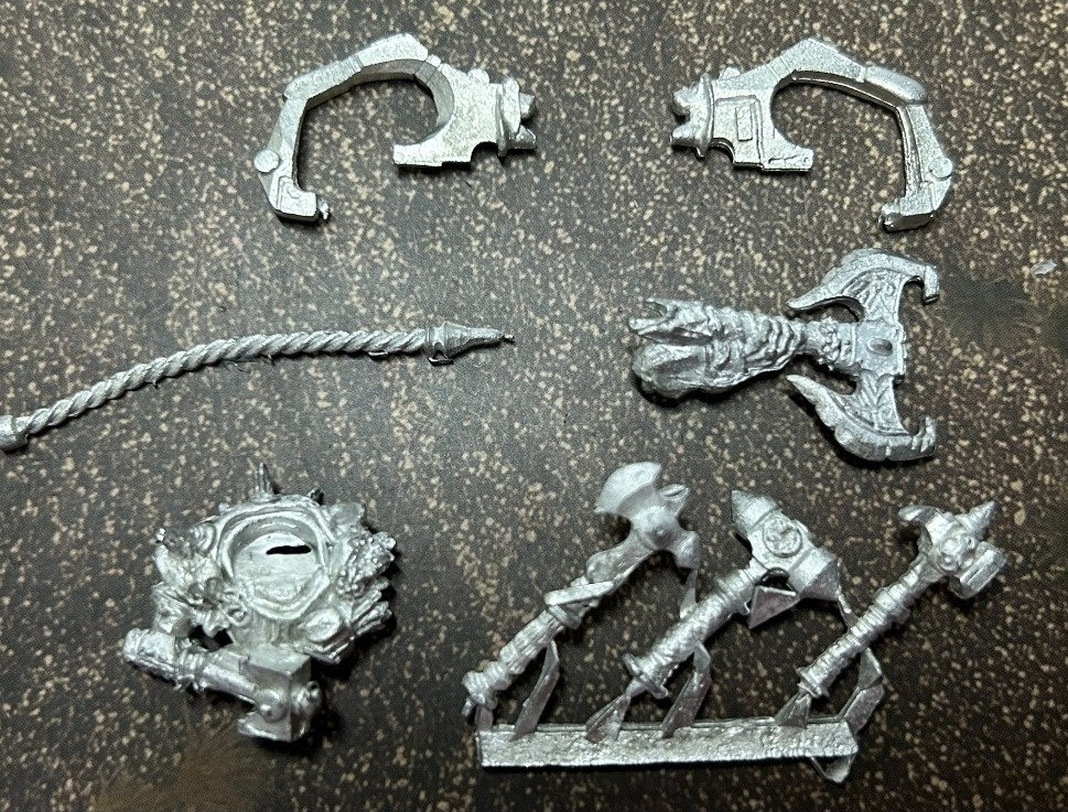 Metal Blunderbuss And Arms Dwarf Upgrade Bits Pack