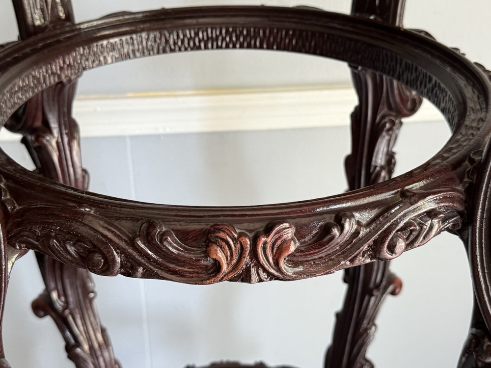 Vintage Rococo Style 4 Tier Etageres Display Stand