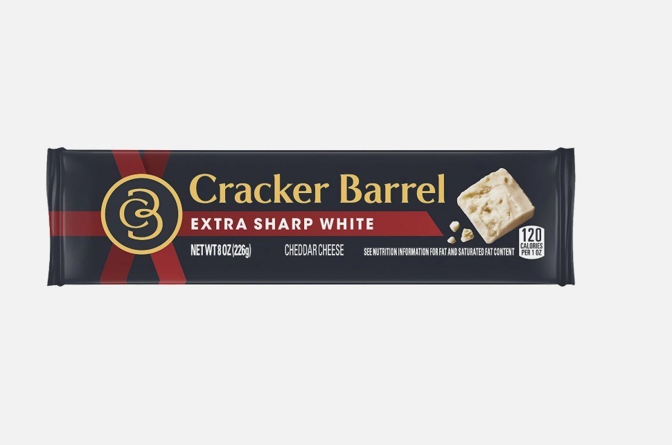 Cracker Barrel White Cheddar Cheese Extra Sharp 8oz 3 Pack
