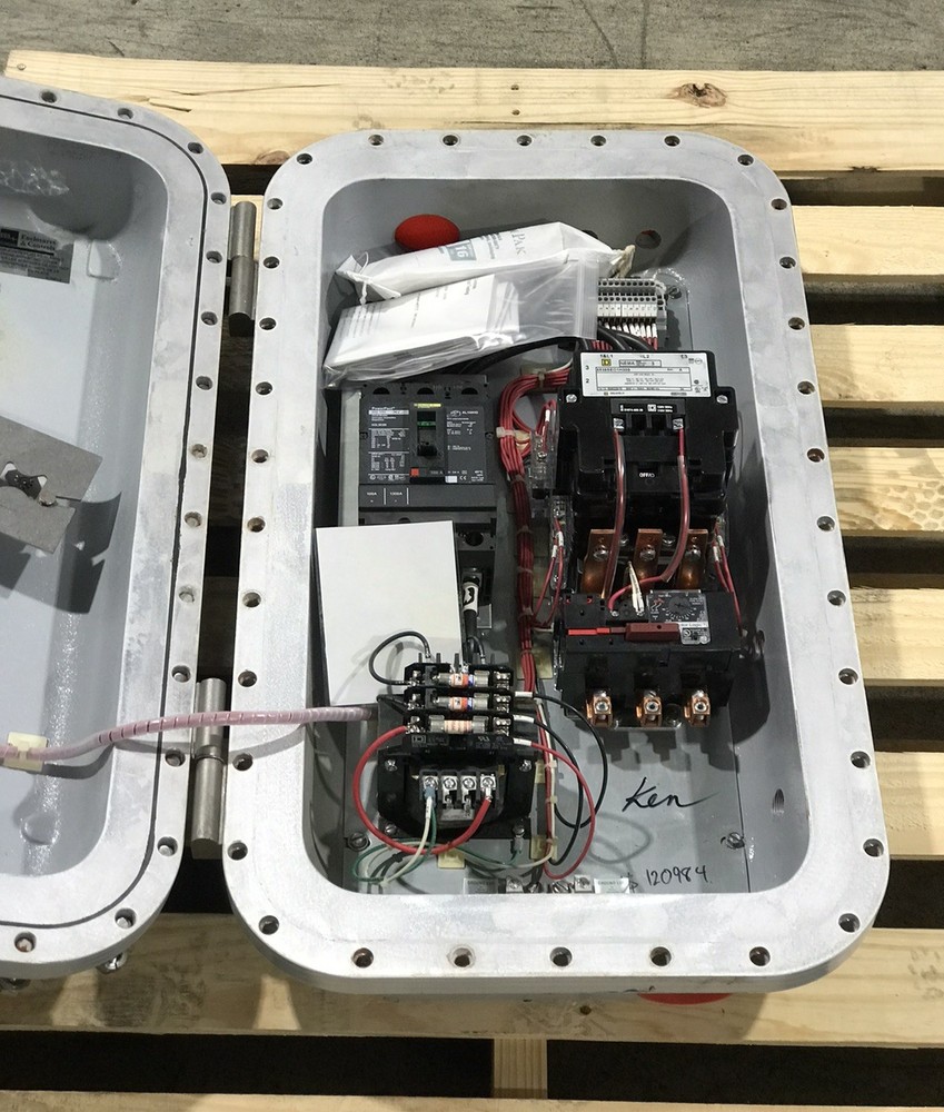 HOUSTON NEW EGS APPLETON AE3BB6S1SN-200 EXPLOSIONPROOF COMBO STARTER SIZE 3