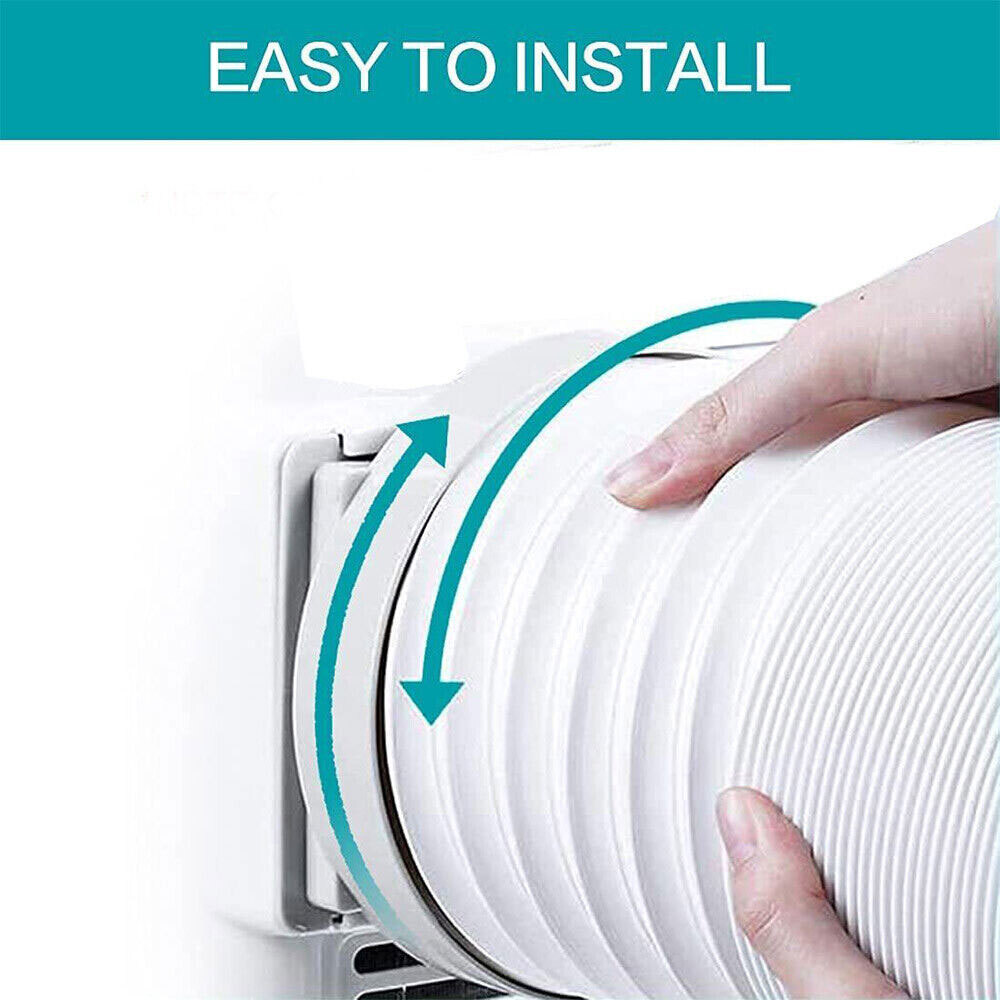Portable Exhaust Duct Interface For Air Conditioner Exhaust Hose Tube Connector#