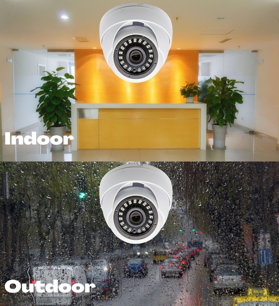 HD 2MP Weatherproof Fixed Wide Angle CCTV Security Surveillance Camera 2 Pack