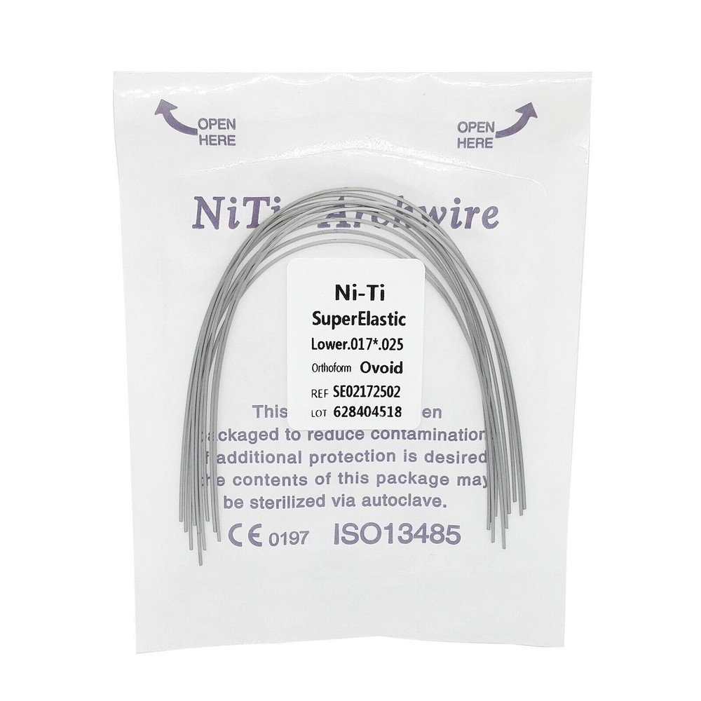 10 Pack Dental Ortho Super Elastic Niti Arch Wire Rectangular Nature/Oval/Square