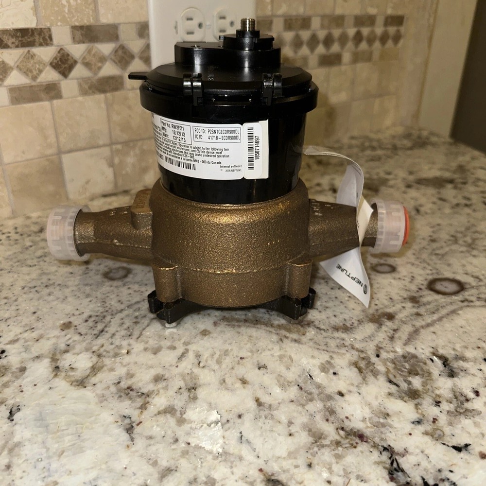 Neptune T-10 3/4” Water Meter E-Coder R900i RW2F21