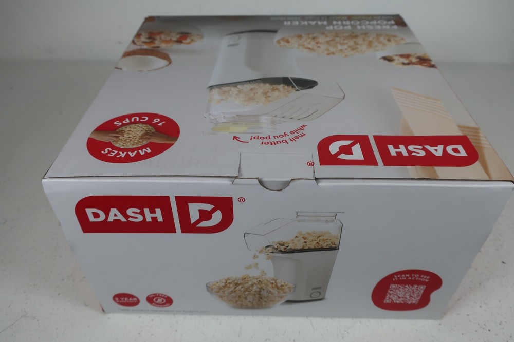 DASH Fresh Pop Hot Air Popcorn Maker w/ Measuring Cup
