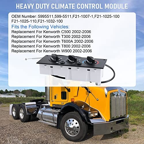 Heavy Duty Climate Control Module 599-5511 HVAC Control Module Replacement For