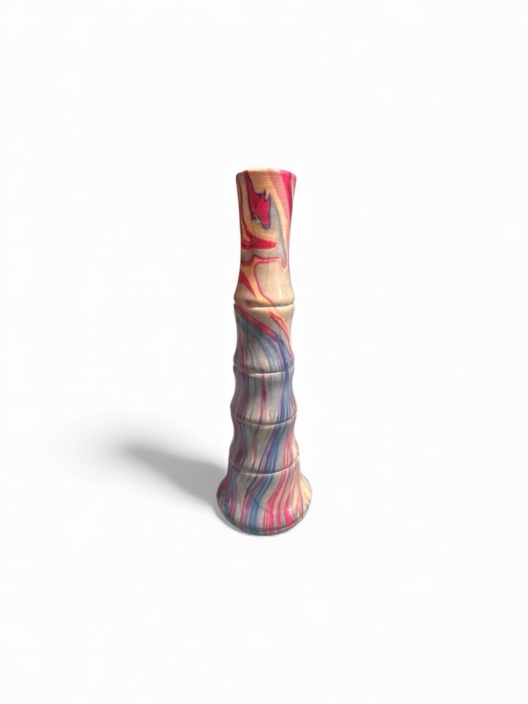 Multicolor Swirled Bud Vase