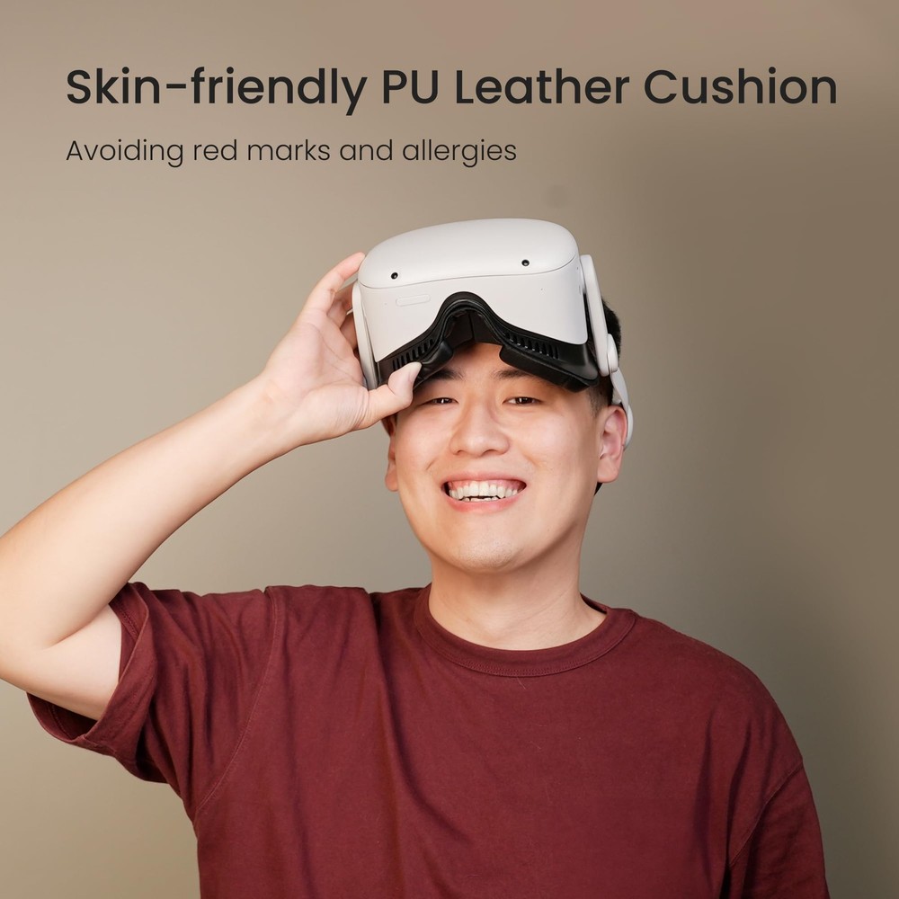 Face Cover Pad & Interface for Oculus/Meta Quest 2 Accessories, Enhance VR Co...