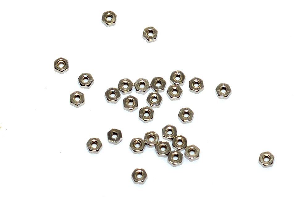 Hex Nuts; 00-90 Thread Stainless Steel 100 count #SA126