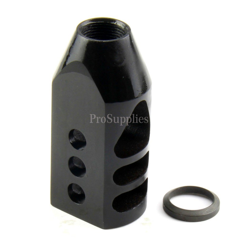 HOT! Tanker Style Muzzle Brake Triangular Baffl 5/8x24 Pitch for .308