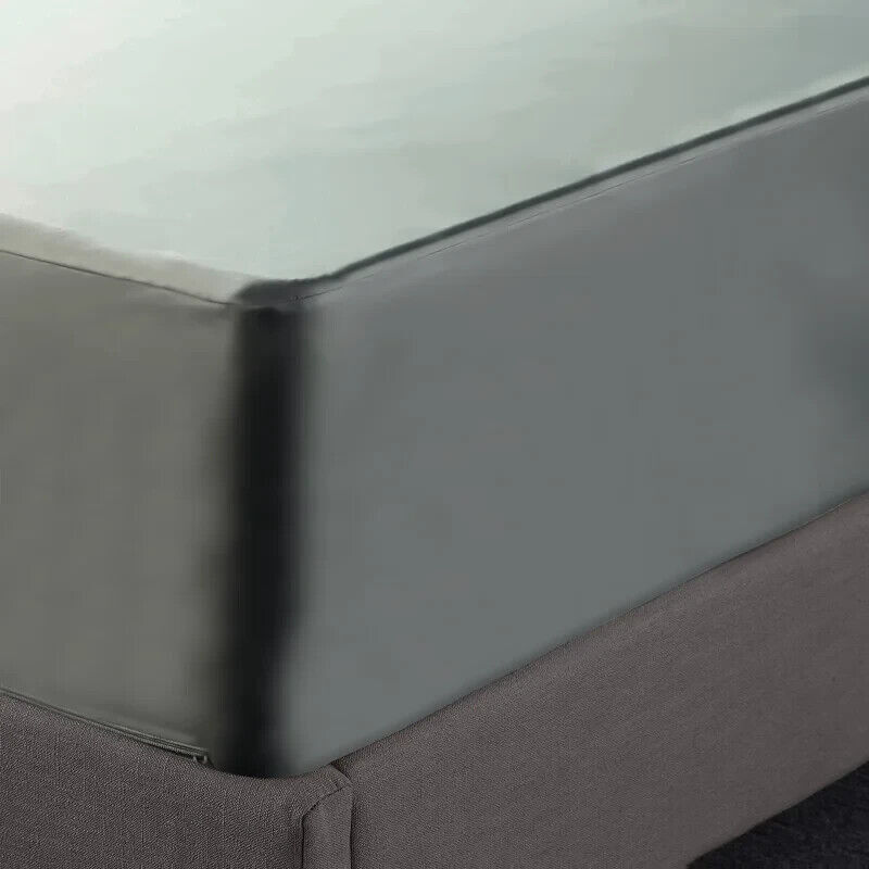 Mattress Cover/ Solid/ Dark Gray /Mattress Protector/Bed Sheet/ 1 KING SIZE