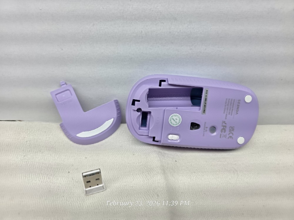 Vintage Seenda Bluetooth Keyboard & Mouse for iPad Android Multi Blue Purple