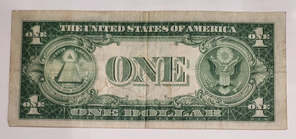 1935 B $1 Silver Certificate STAR Note Blue Seal