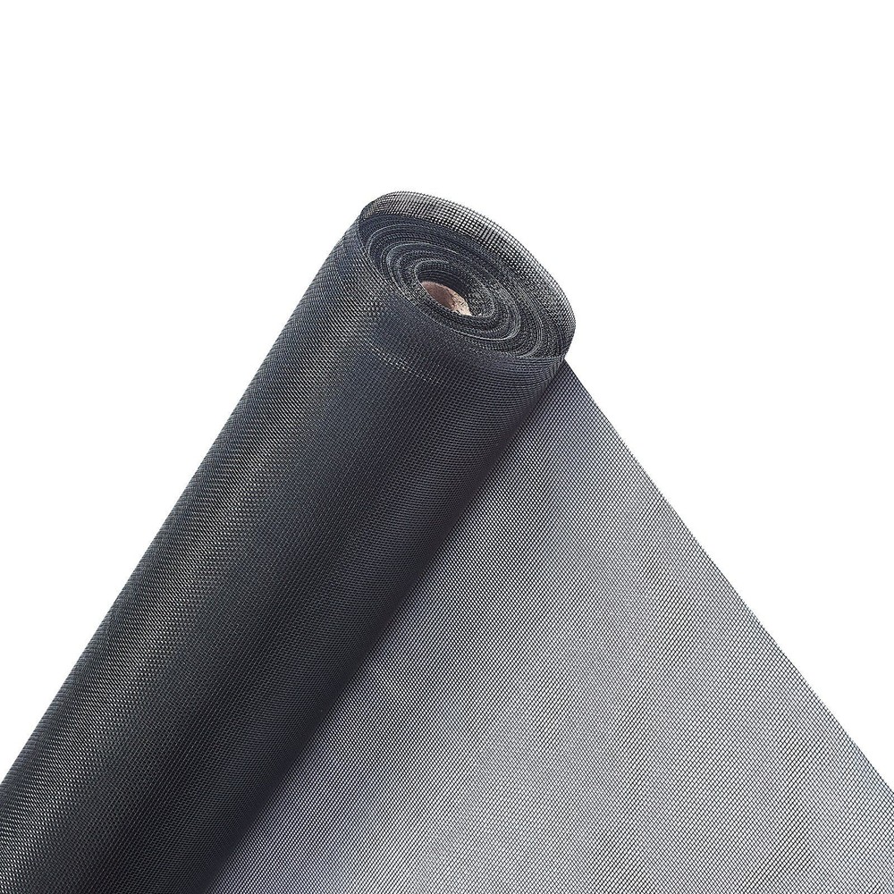 100ftx96in adjustable window screen mesh roll for custom fit replacement