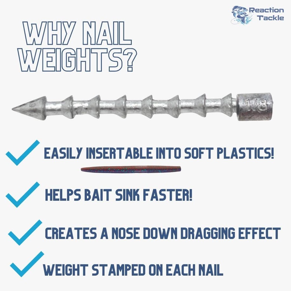 Lead Nail Weights - 1/8 oz