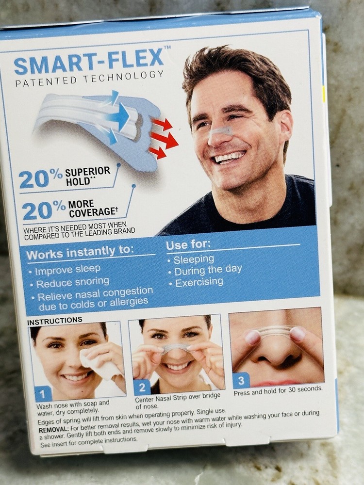 Breathe Right Clear Nasal Strips, Small/Medium - 30 Count