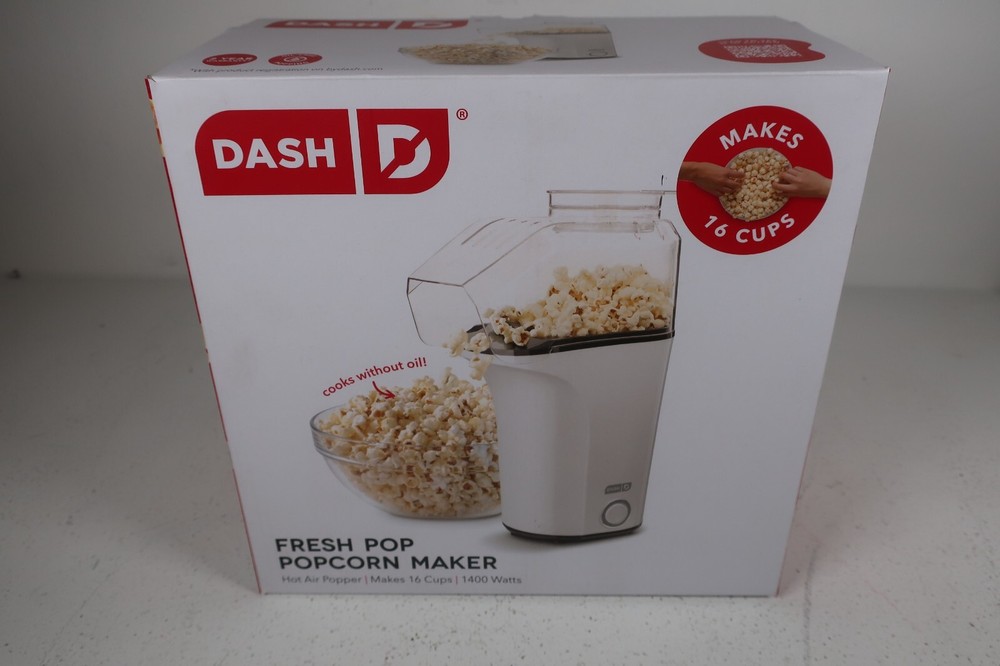 DASH Fresh Pop Hot Air Popcorn Maker w/ Measuring Cup