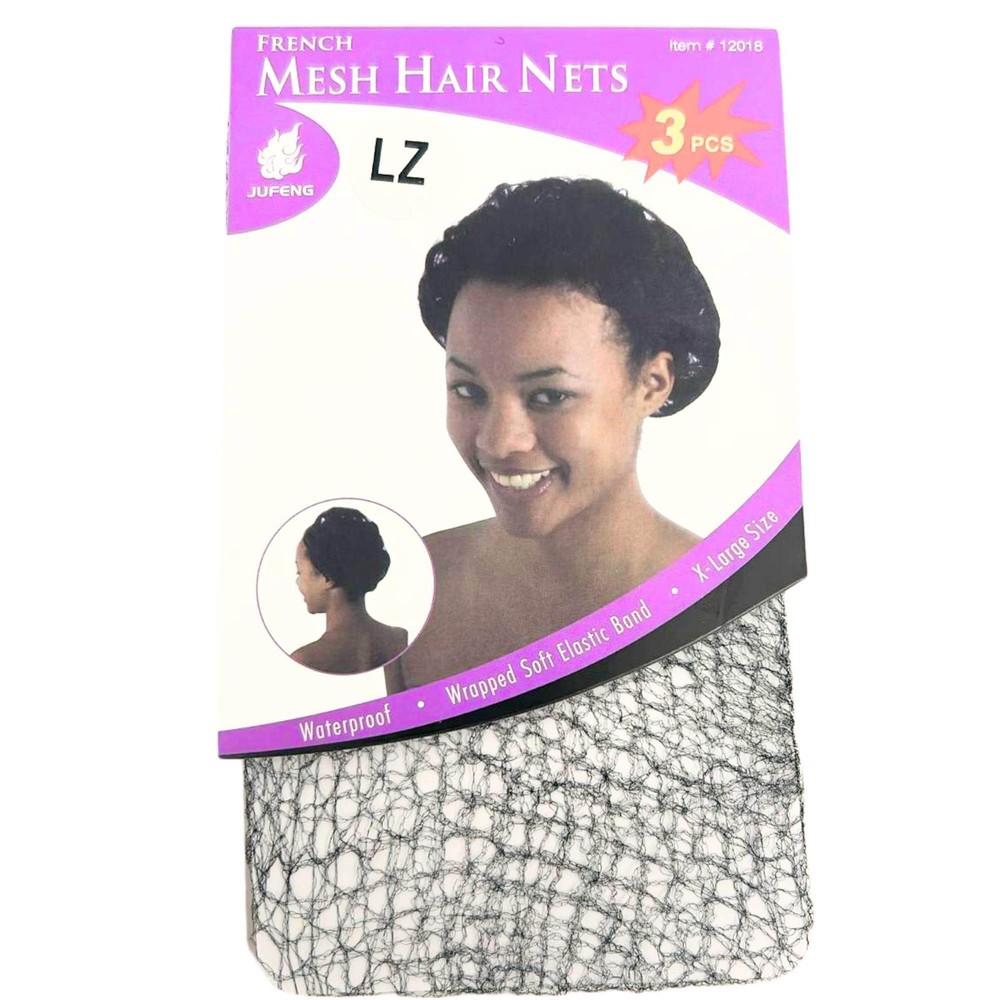 French Mesh Hair Net: 3 Pack