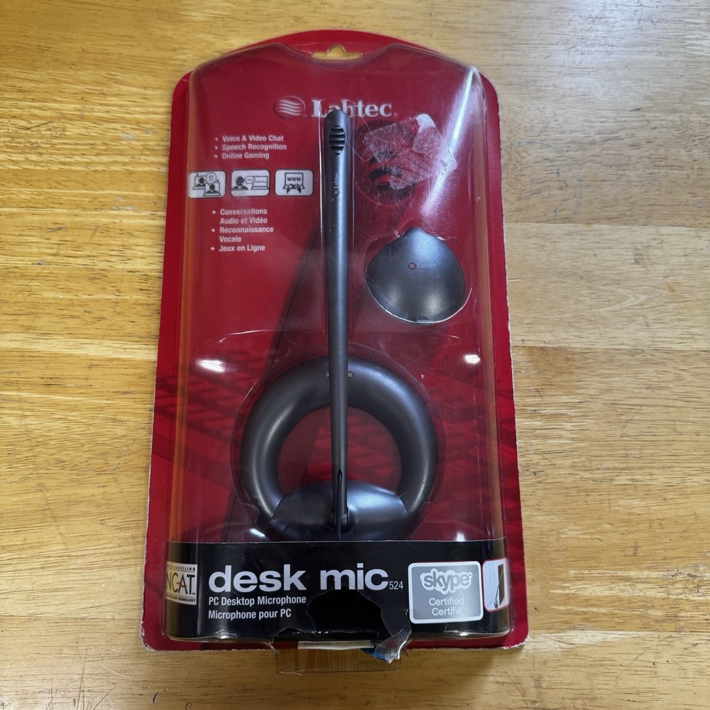 Labtec Desk Mic 524 PC Desktop Microphone