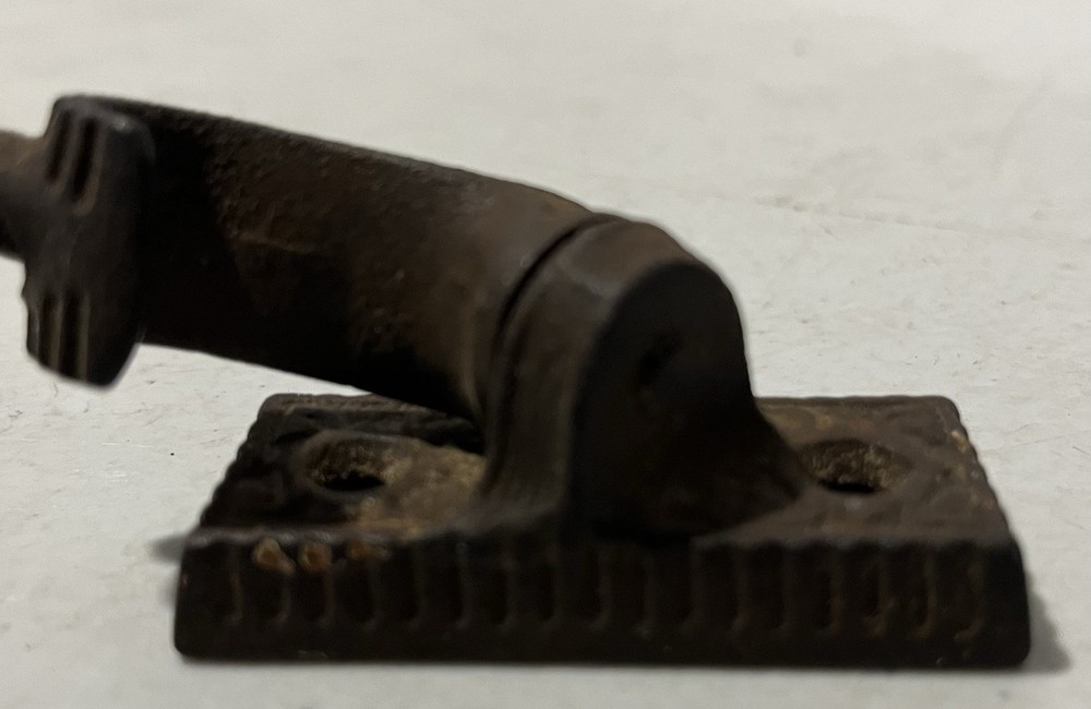 Antique Victorian Cast Iron Window Lock