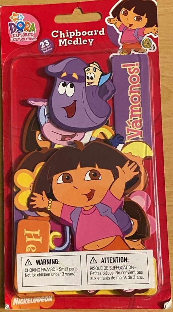 Dora the Explorer 23pcs Chipboard Medley Nickelodeon