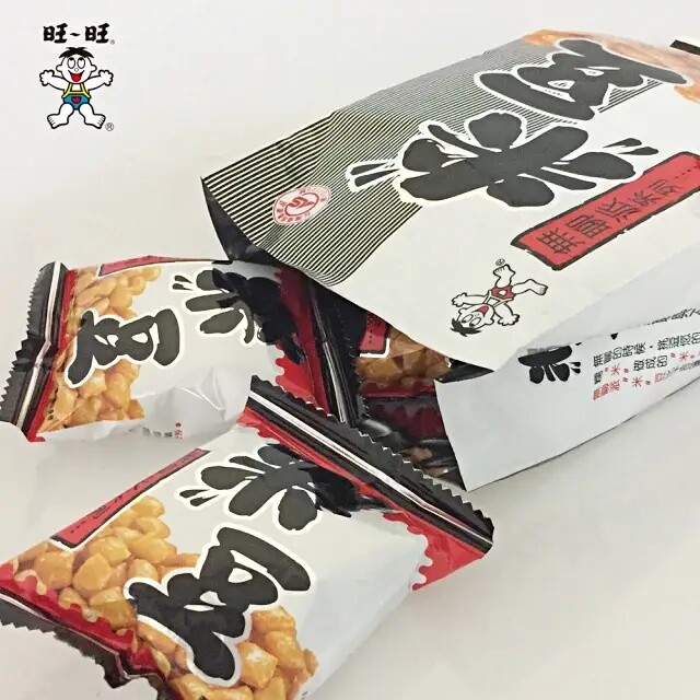 [Want Want] Rice Bean Cracker 130g/ Pack 旺旺 無聊派系列米豆