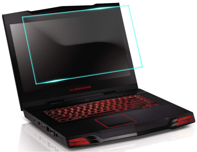 Crystal Clear Screen Protector for Alienware M15x (1 st Gen.) Laptop | Desktop