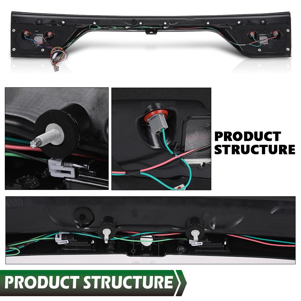 For 2014-22 Dodge Durango LED Tail Light Lamp Liftgate W/Camera Hole 68453659AA