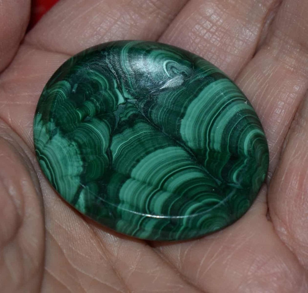 Malachite Worry Stone #12