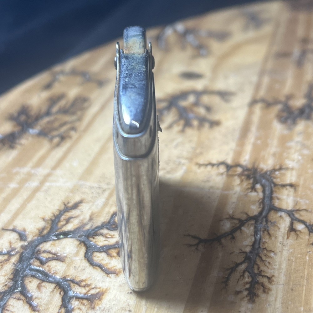 Vintage Working Ronson ADONIS Silver Tone Lighter