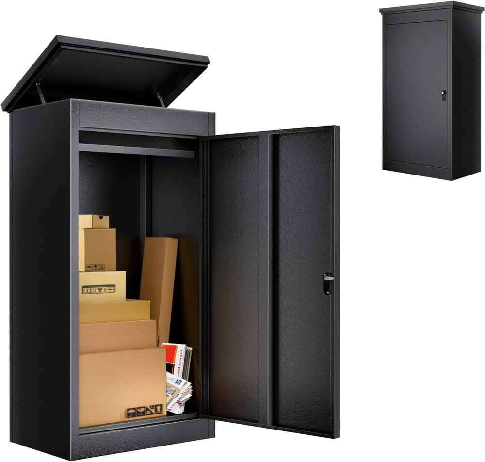 Package Delivery Boxes for Outside, Extra Large Parcel Drop Box with Combination