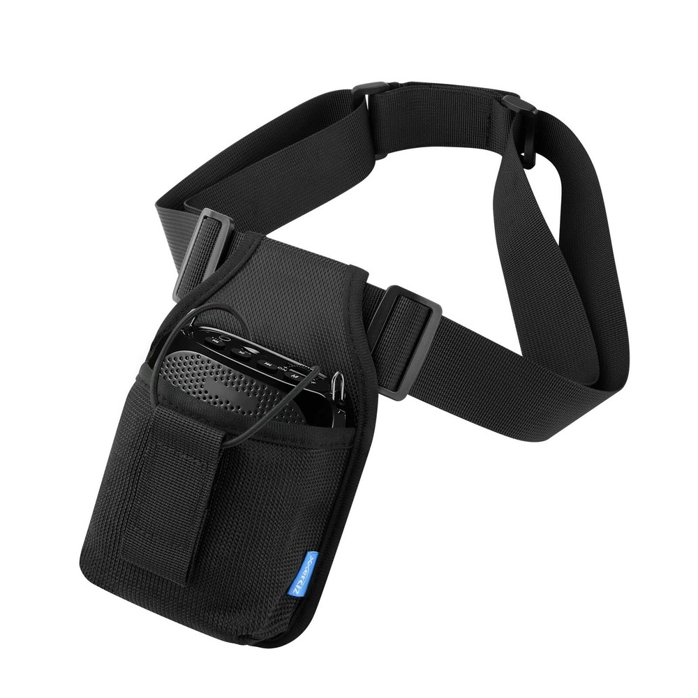Mic Belt Microphone Belt with Adjustable Nylon Strap Microphone Transmitter C...