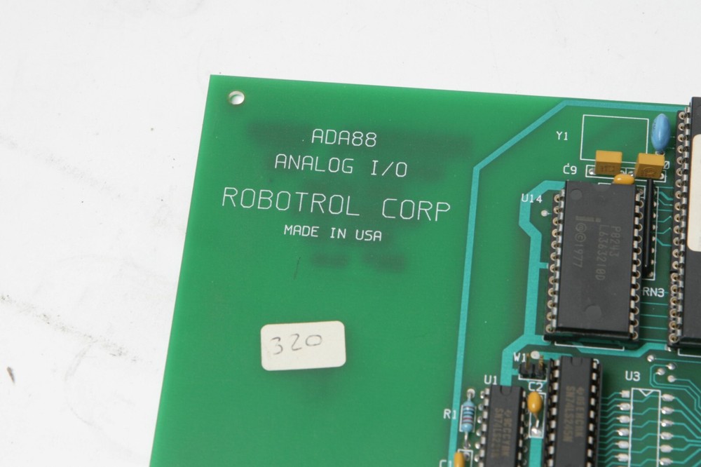 Robotrol 2020301 rev A Analog I/O Controller ADA 88 PC board