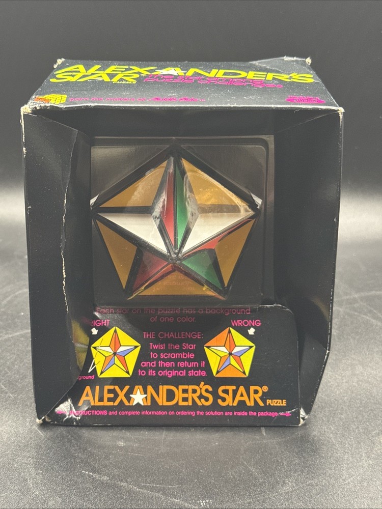 1982 Alexander’s Star Puzzle Ideal Rubik’s Cube