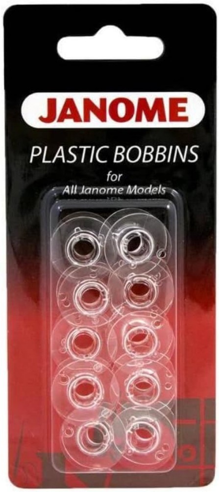 Durable Clear Plastic Bobbins - 10-Pack for All Top-Load & Front-Load Machines