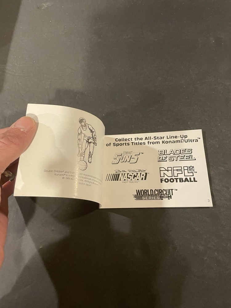double dribble 5 on 5 gameboy Manual only