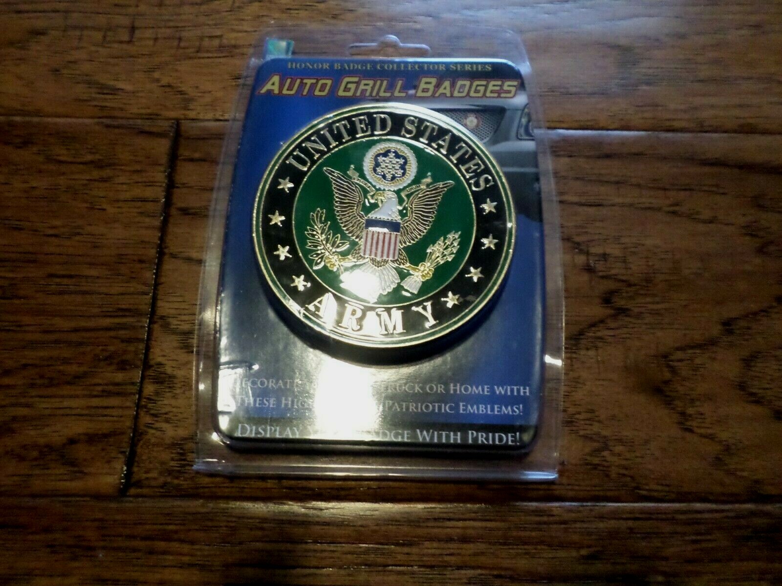 U.S ARMY AUTOMOBILE GRILL BADGE AUTO HOME MEDALLION SHADOW BOX EMBLEM